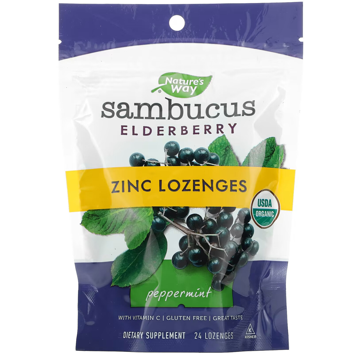 Nature's Way Sambucus леденцы с цинком вкус мяты, 24 леденца
Nature's Way Sambucus леденцы с цинком вкус мяты, 24 леденца