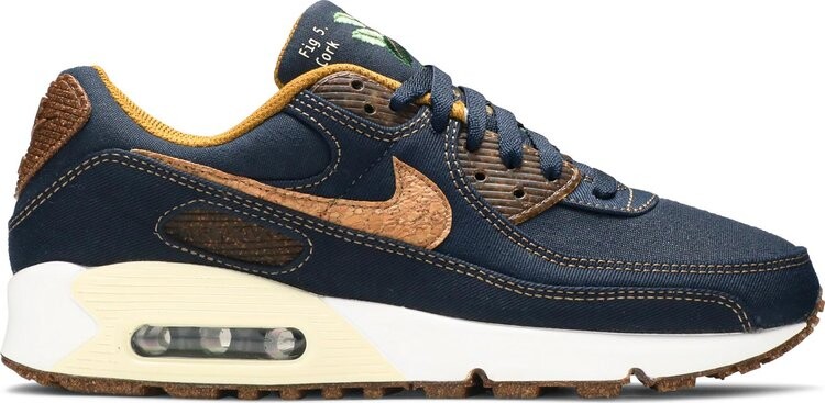 Кроссовки Nike Air Max 90 'Cork - Obsidian', синий
Кроссовки Nike Air Max 90 'Cork - Obsidian', синий