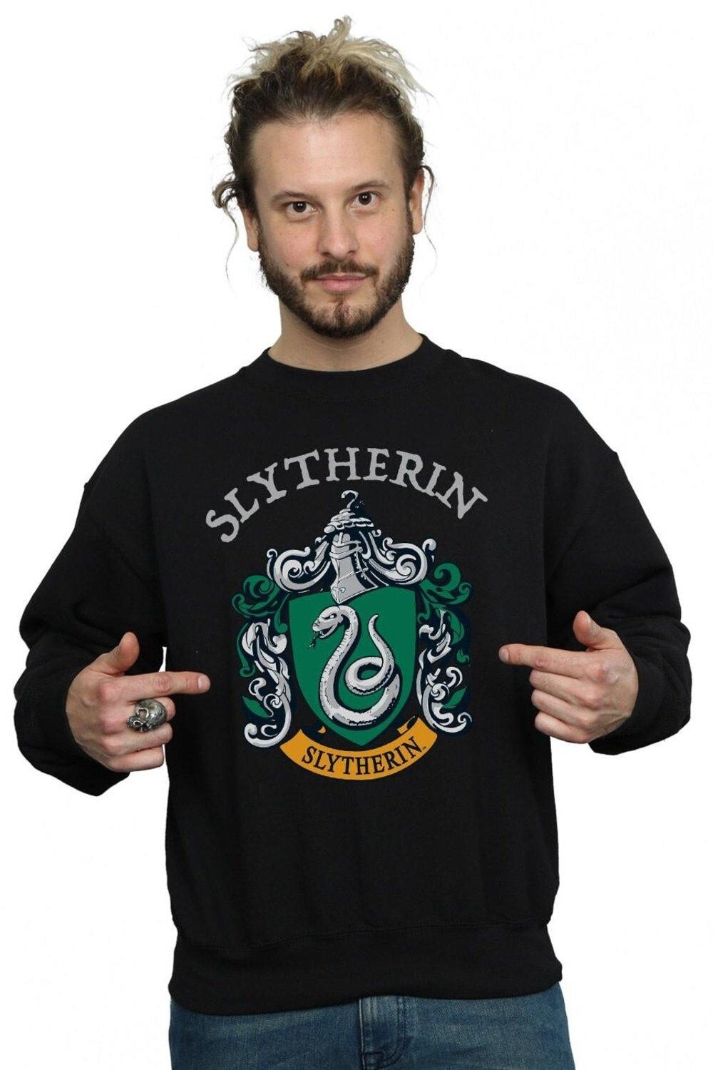 Толстовка с гербом Слизерина Harry Potter, черный
Толстовка с гербом Слизерина Harry Potter, черный