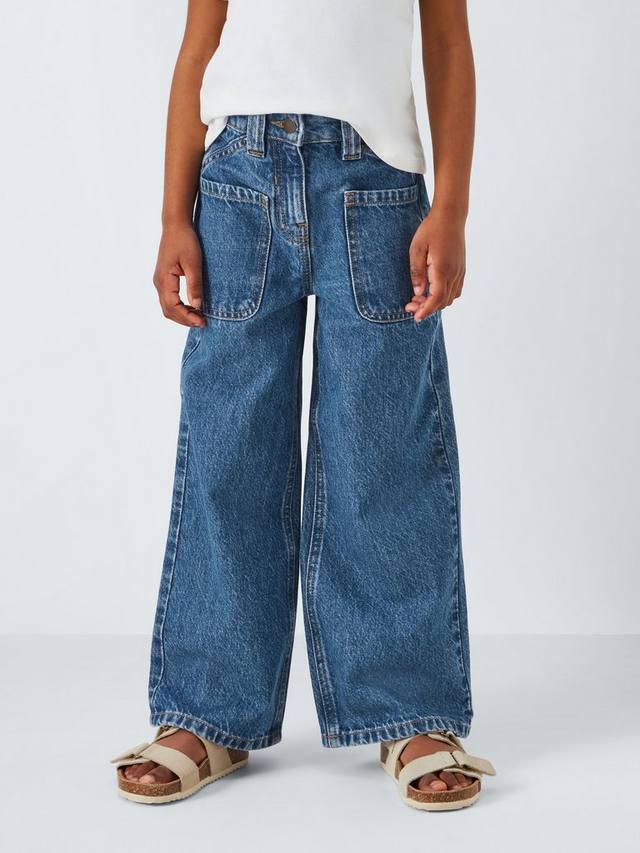 Джинсы для девочек с накладными карманами и широкими штанинами John Lewis, Blue
Джинсы для девочек с накладными карманами и широкими штанинами John Lewis, Blue