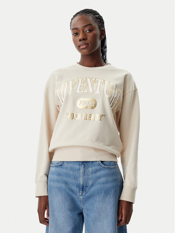 Толстовка обычного кроя 104618 A2CZ C03 Pinko, бежевый
Толстовка обычного кроя 104618 A2CZ C03 Pinko, бежевый