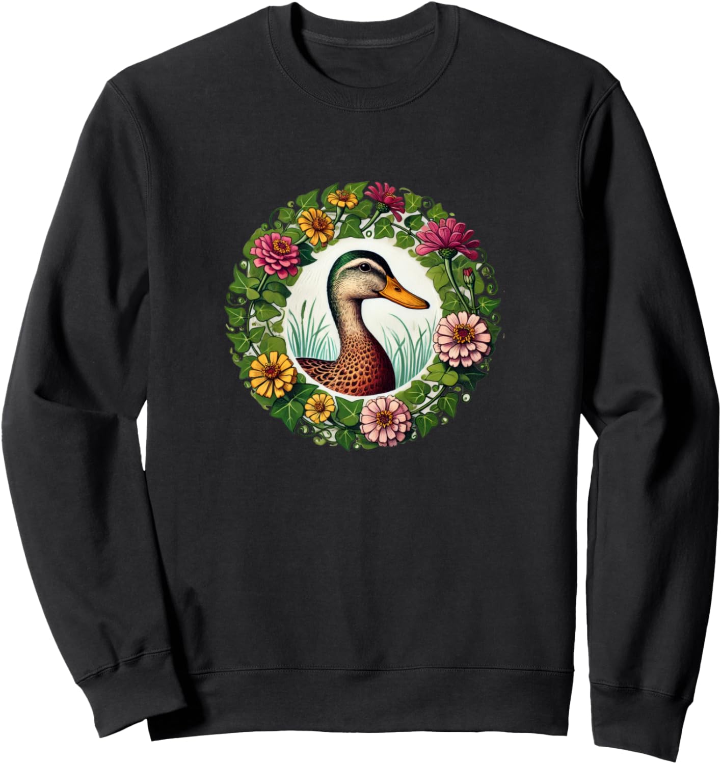 Толстовка с изображением цветка и иллюстрацией кряквы Mallard Lovers Snugg, черный
Толстовка с изображением цветка и иллюстрацией кряквы Mallard Lovers Snugg, черный