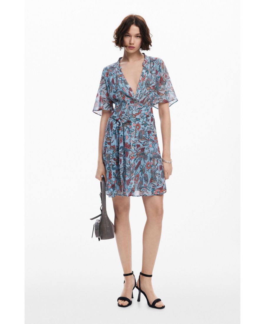 Женское миди-платье с цветочным принтом Desigual, Light blue
Женское миди-платье с цветочным принтом Desigual, Light blue