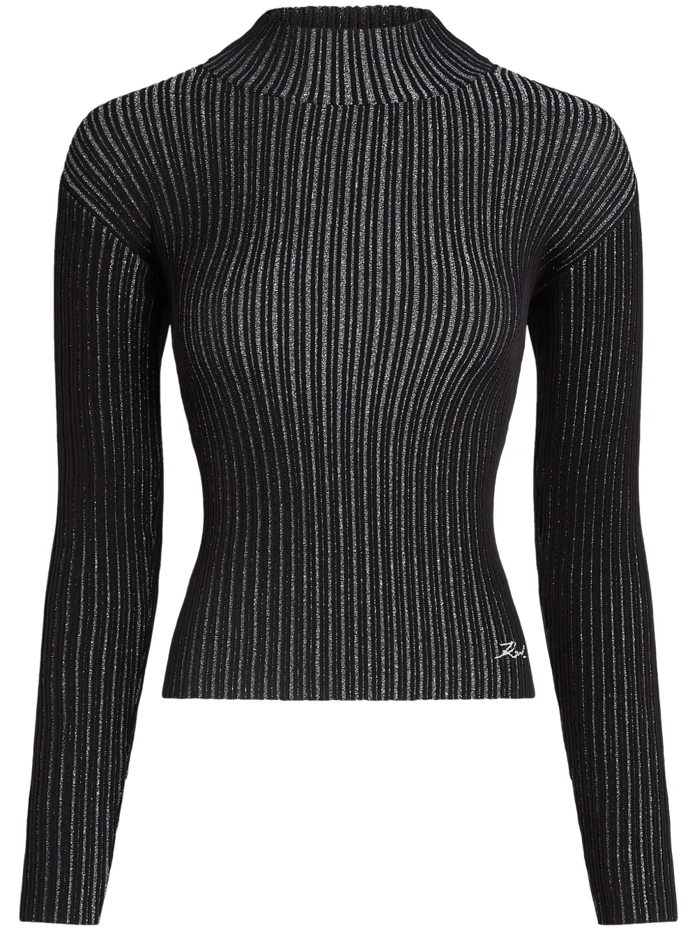 Футболка с высоким воротником и люрексом KARL LAGERFELD, черный
Футболка с высоким воротником и люрексом KARL LAGERFELD, черный