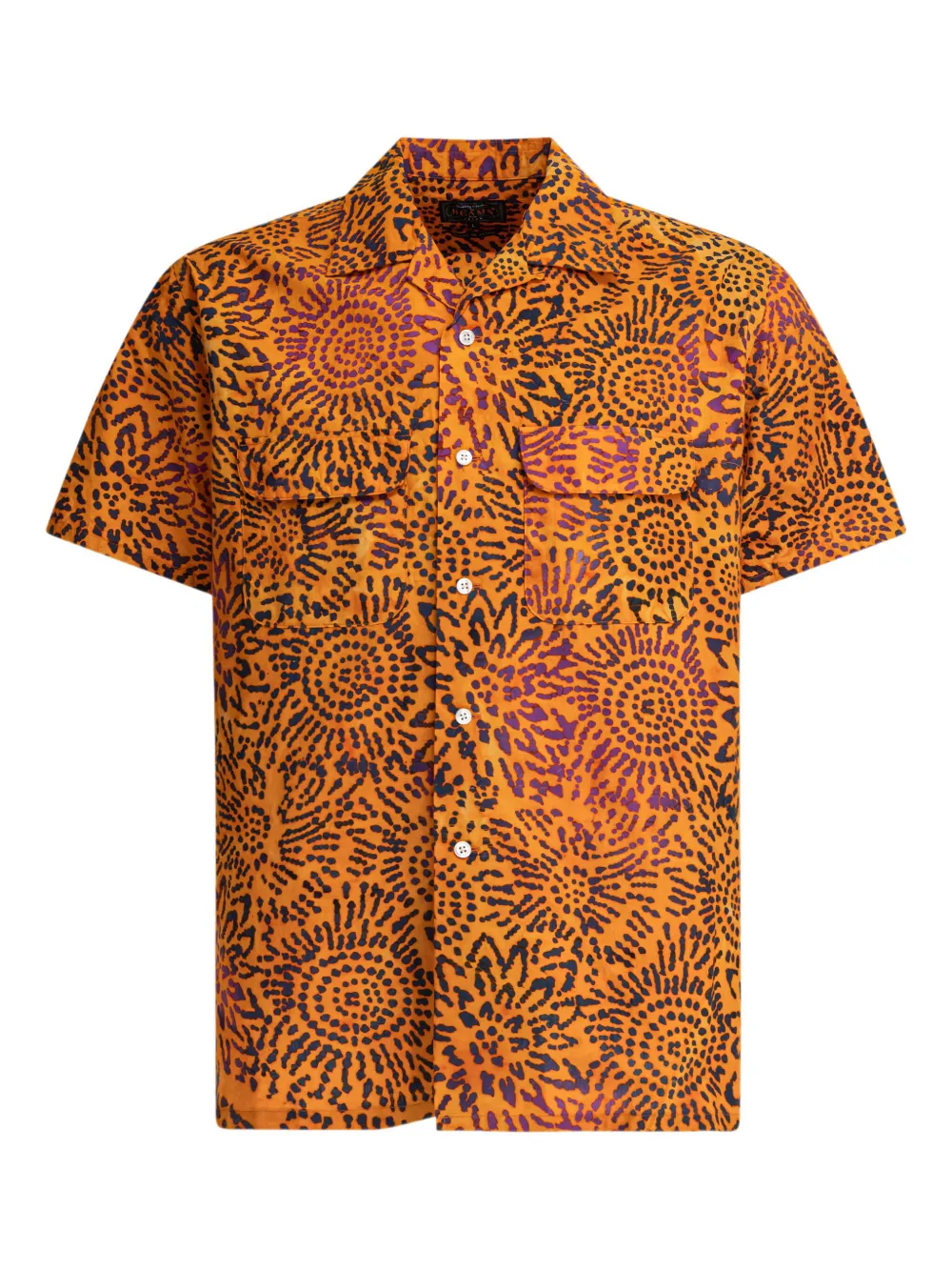 Рубашка с цветочным принтом на кармане BEAMS PLUS, оранжевый
Рубашка с цветочным принтом на кармане BEAMS PLUS, оранжевый