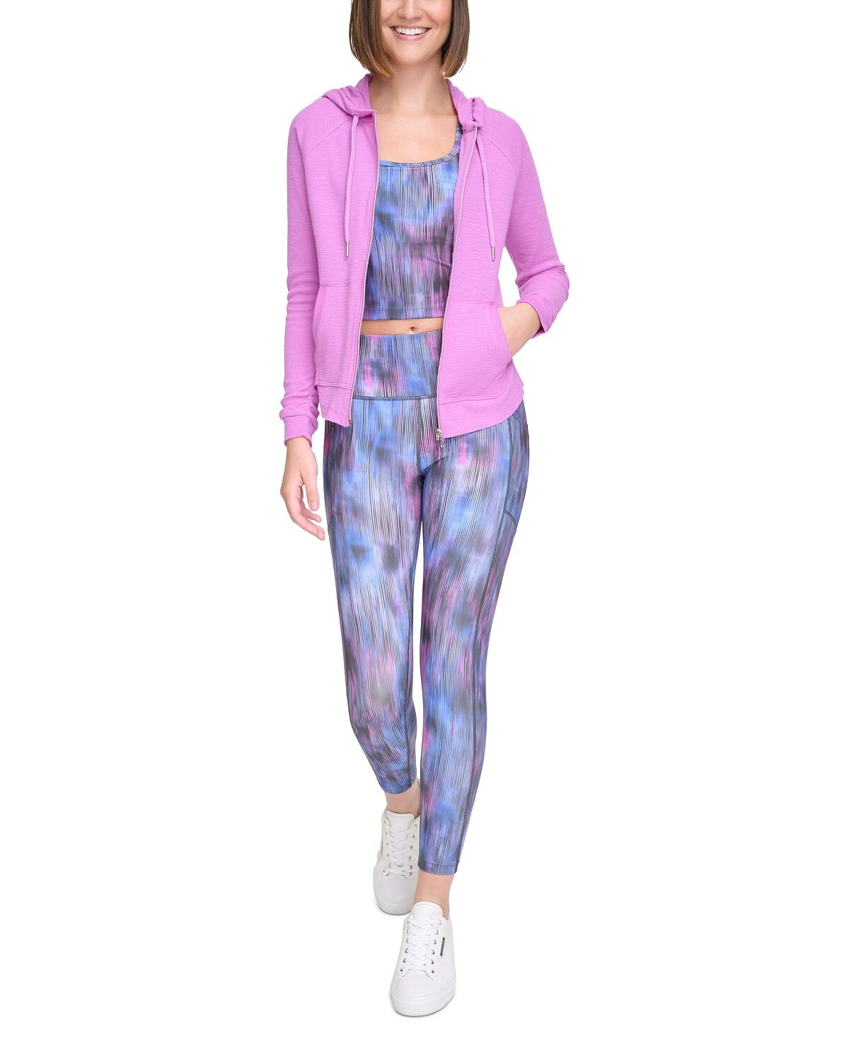 Толстовка на молнии со сборками на рукавах, XS-3X Calvin Klein
Толстовка на молнии со сборками на рукавах, XS-3X Calvin Klein