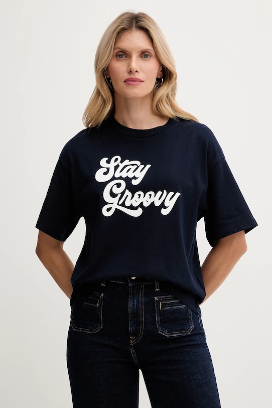 Хлопковая футболка United Colors Of Benetton, темно-синий
Хлопковая футболка United Colors Of Benetton, темно-синий