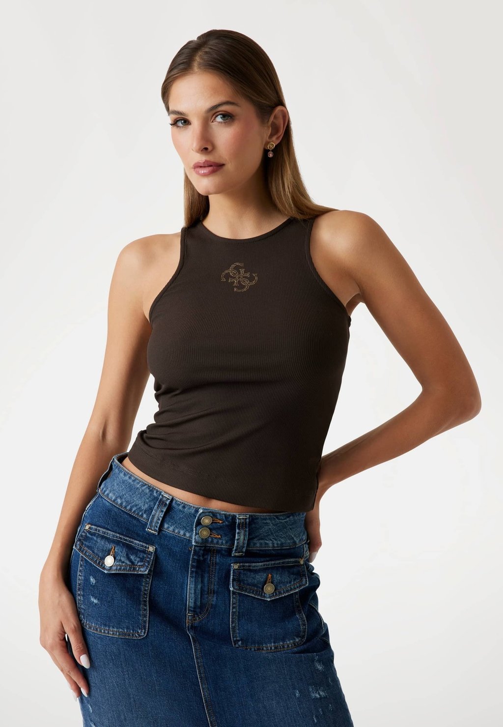 Топ NEW SL ROUND NK GUENDALINA Guess, коричневый
Топ NEW SL ROUND NK GUENDALINA Guess, коричневый