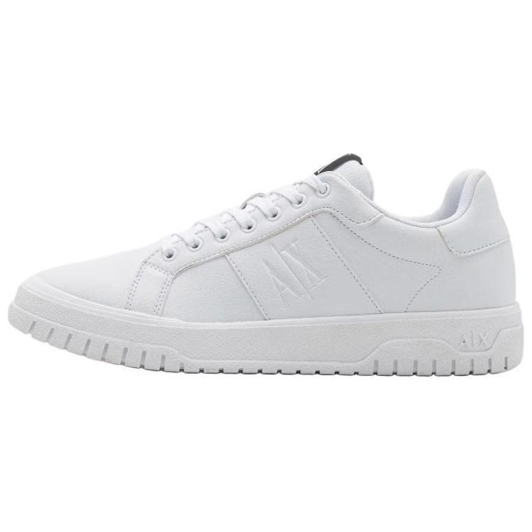 Армани Эксечнж Мужские белые низкие кеды для скейтбординга
Армани Эксечнж Мужские белые низкие кеды для скейтбординга