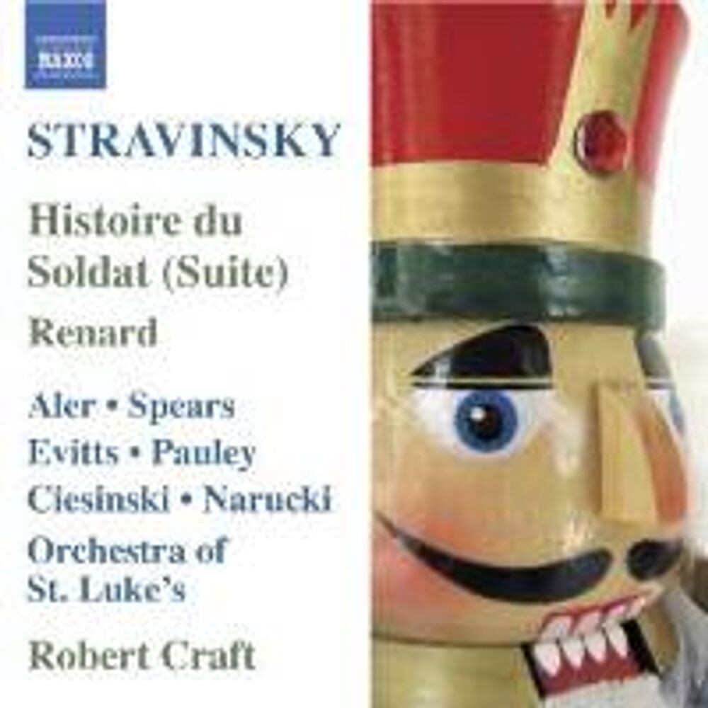 Диск CD Stravinsky: Histoire du Soldat (Suite) / Renard - Igor Stravinsky, Robert Craft, Orchestra of St. Luke's, Philharmonia Orchestra
Диск CD Stravinsky: Histoire du Soldat (Suite) / Renard - Igor Stravinsky, Robert Craft, Orchestra of St. Luke's, Philharmonia Orchestra