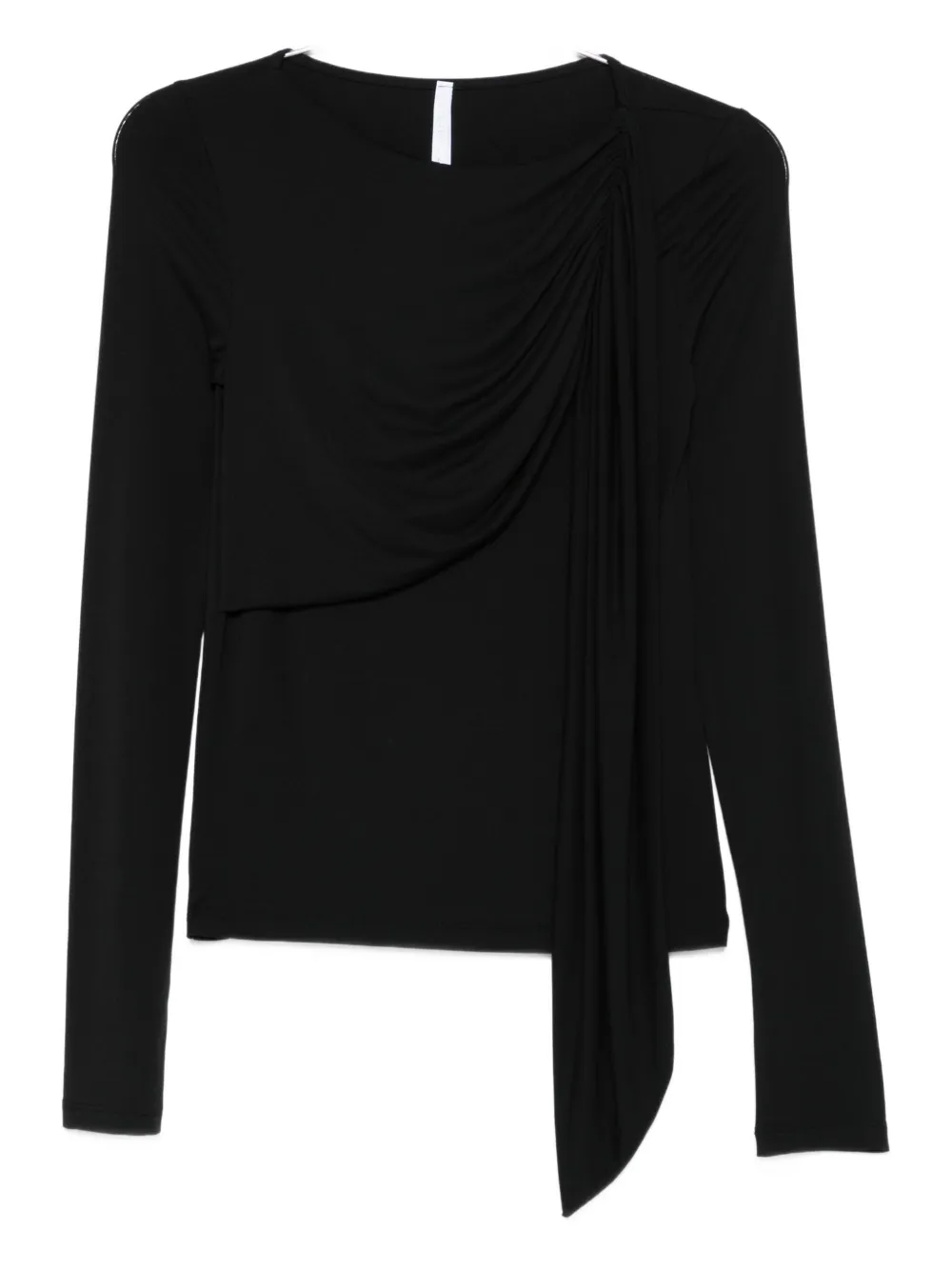 Драпированный топ с длинными рукавами IMPERIAL, черный
Драпированный топ с длинными рукавами IMPERIAL, черный