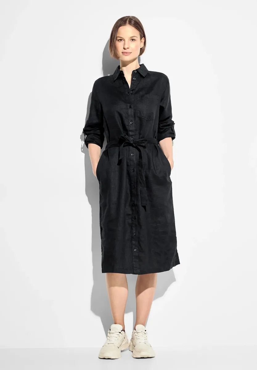 Платье-блузка Cecil, однотонное, черный 
Платье-блузка Cecil, однотонное, черный