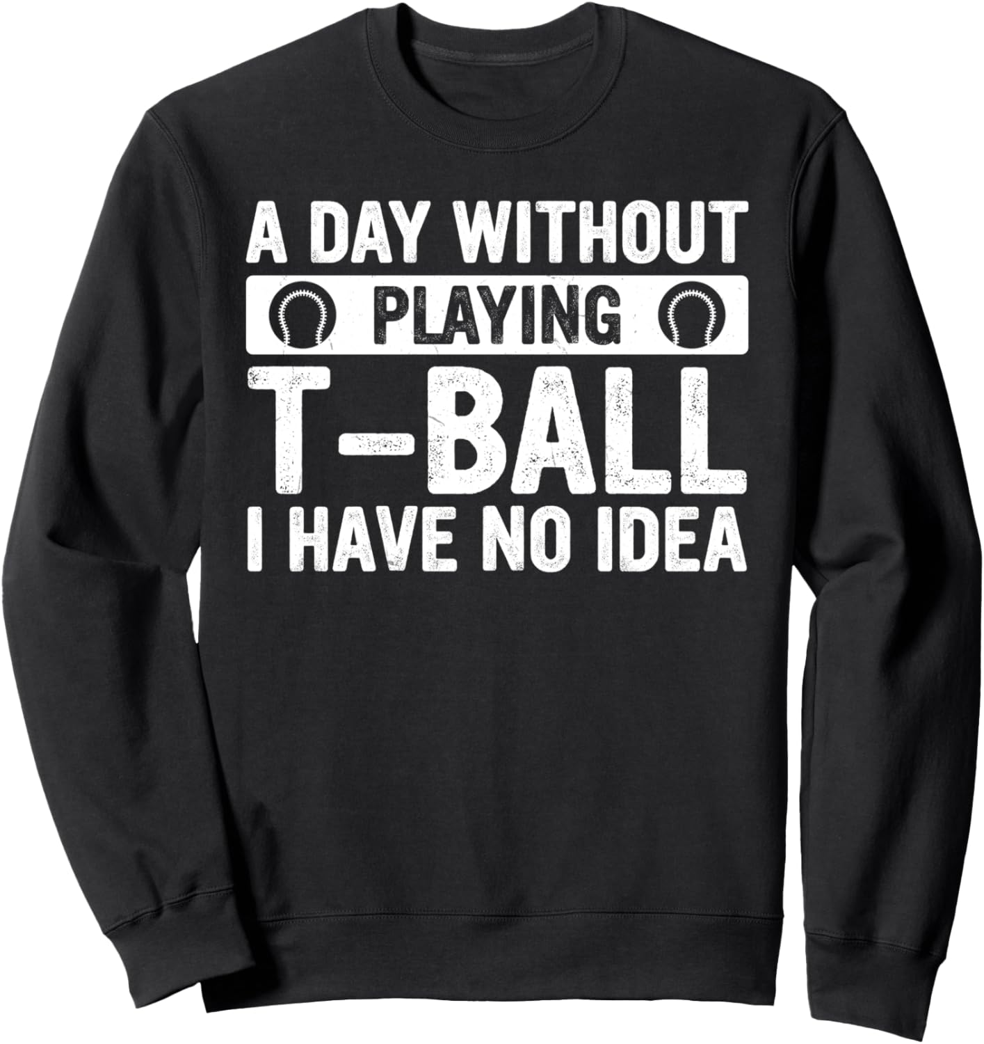 День без игры в ти-бол - понятия не имею. - Забавная толстовка с изображением ти-бола Funny Teeball Quotes, черный
День без игры в ти-бол - понятия не имею. - Забавная толстовка с изображением ти-бола Funny Teeball Quotes, черный