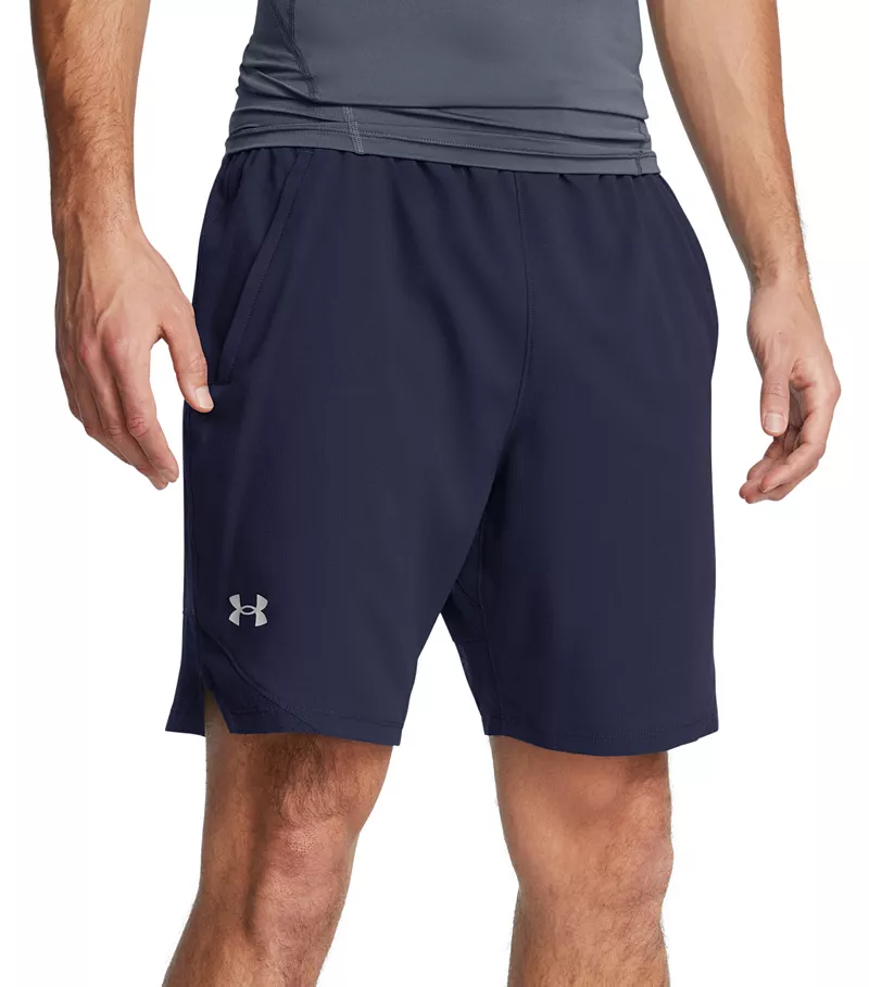 Мужские тканые шорты Under Armour Vanish шириной 8 дюймов, цвет Midnight Navy/Mod Gray
Мужские тканые шорты Under Armour Vanish шириной 8 дюймов, цвет Midnight Navy/Mod Gray