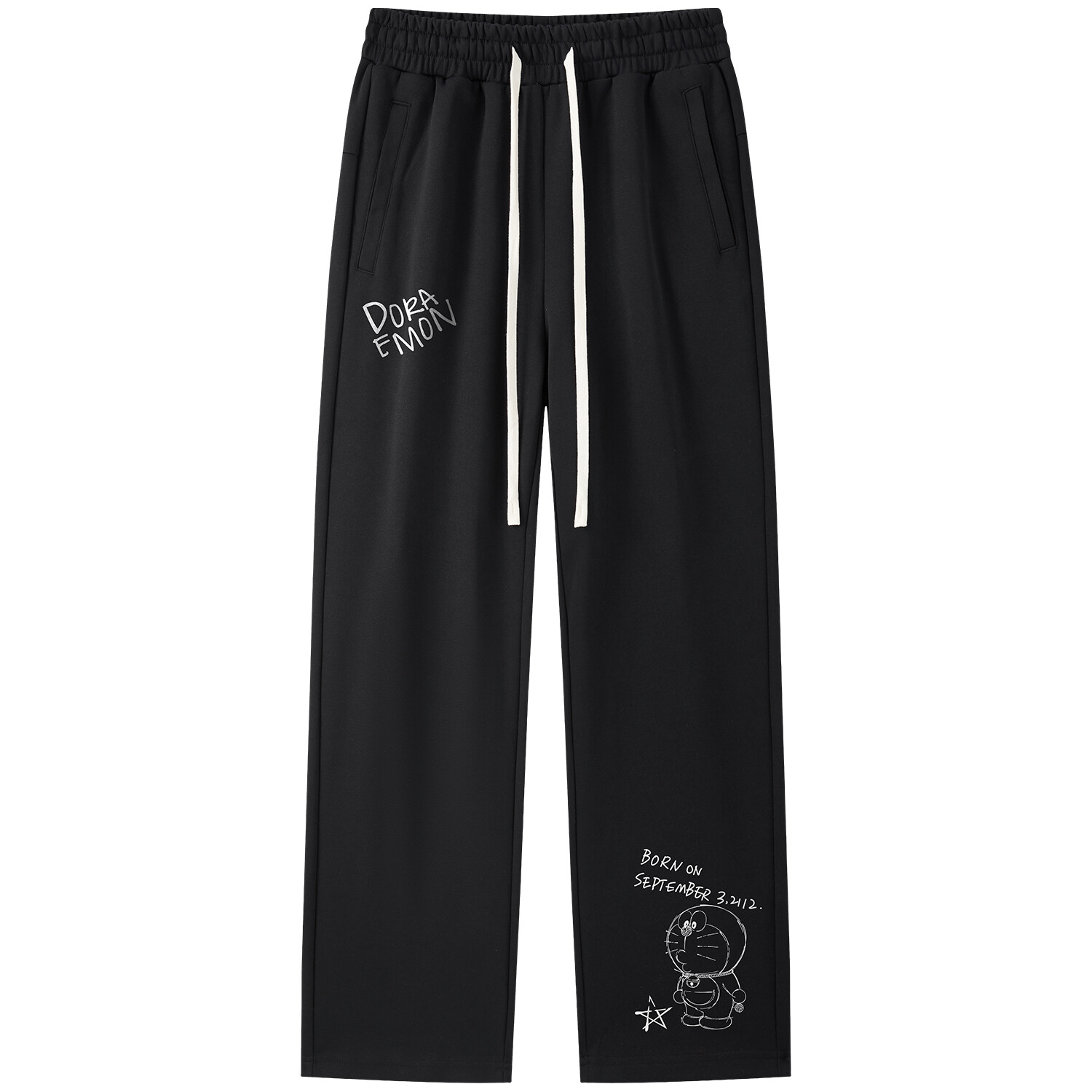 Повседневные брюки унисекс Doraemon, Черный
Повседневные брюки унисекс Doraemon, Черный