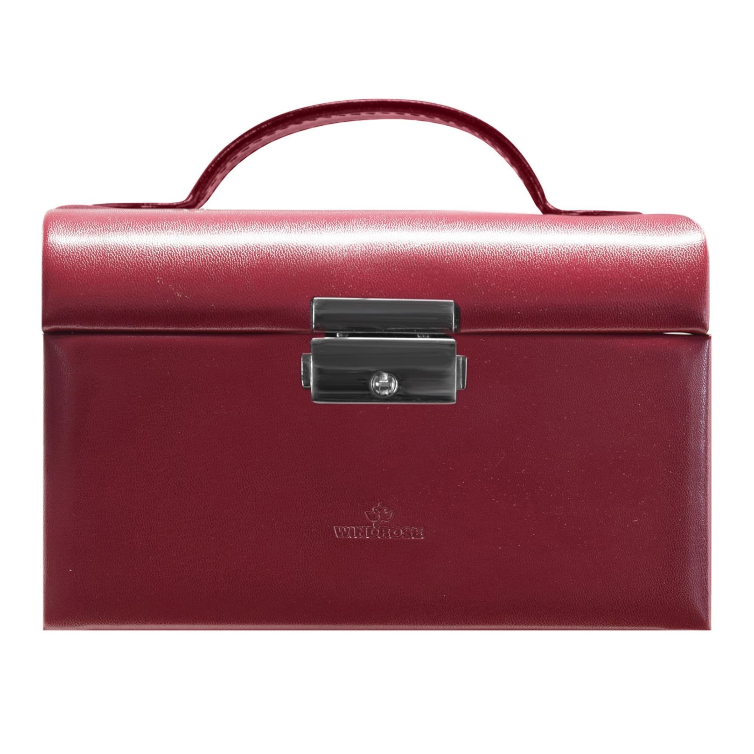 WINDROSE Футляр для украшений 'Merino' в красном цвете
WINDROSE Футляр для украшений 'Merino' в красном цвете