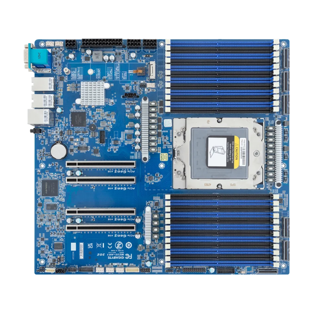 Материнская плата GIGABYTE MZ33-AR1, SP5, DDR5
Материнская плата GIGABYTE MZ33-AR1, SP5, DDR5