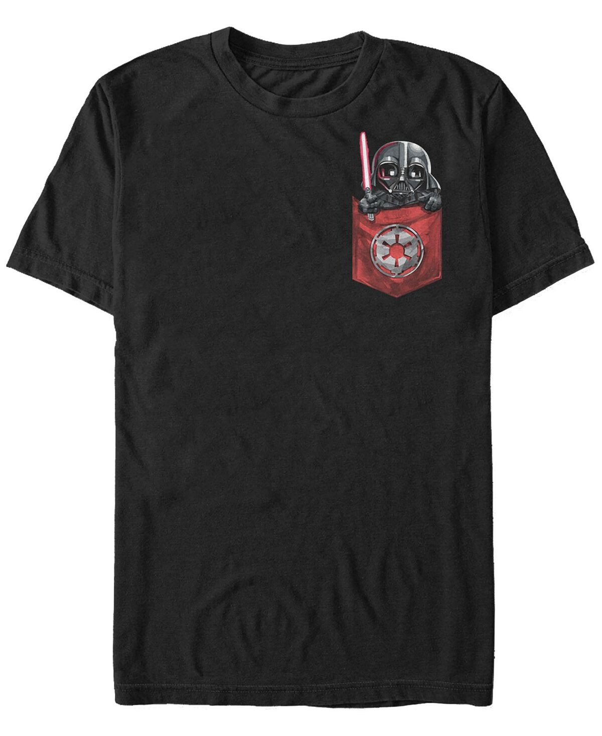 Мужская футболка с коротким рукавом darth vader cutie pocket с изображением звездных войн Fifth Sun, черный
Мужская футболка с коротким рукавом darth vader cutie pocket с изображением звездных войн Fifth Sun, черный