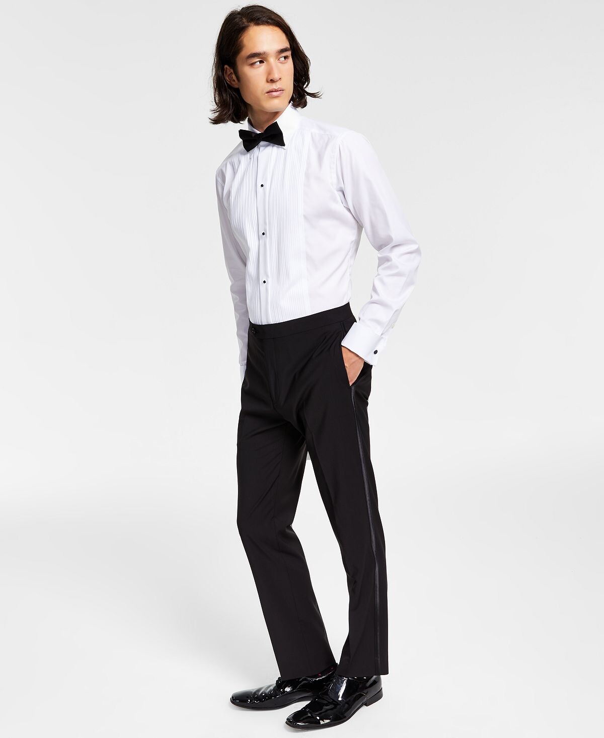 Мужской костюм x-fit slim-fit infinite stretch black смокинг разделяет Calvin Klein, черный
Мужской костюм x-fit slim-fit infinite stretch black смокинг разделяет Calvin Klein, черный