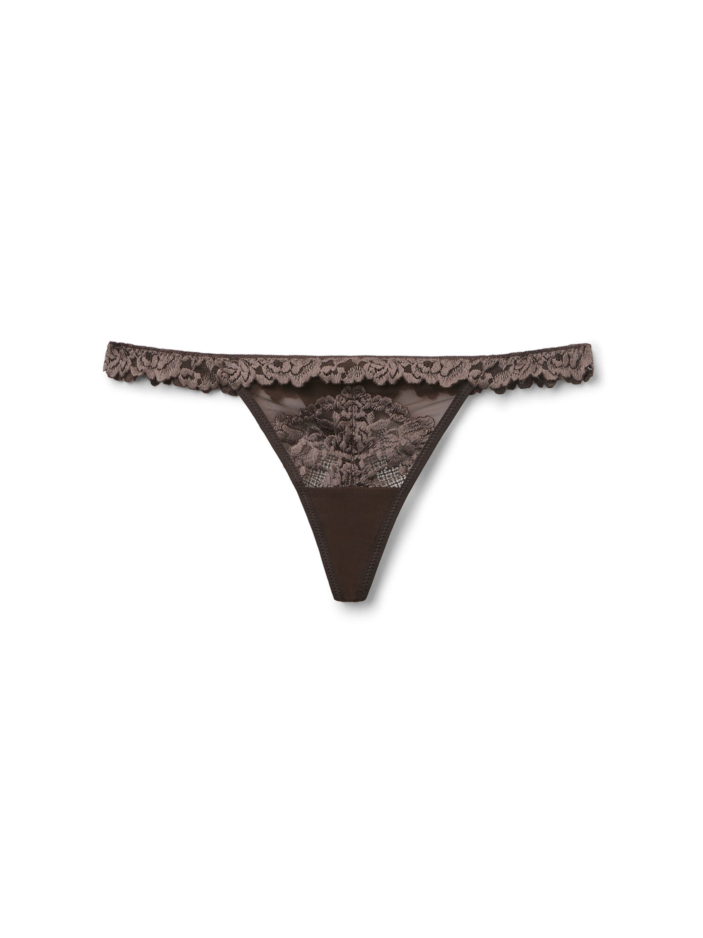 INTIMISSIMI Трусики-стринги 'Pretty Flowers' в цвете Chocolate, Light Brown
INTIMISSIMI Трусики-стринги 'Pretty Flowers' в цвете Chocolate, Light Brown