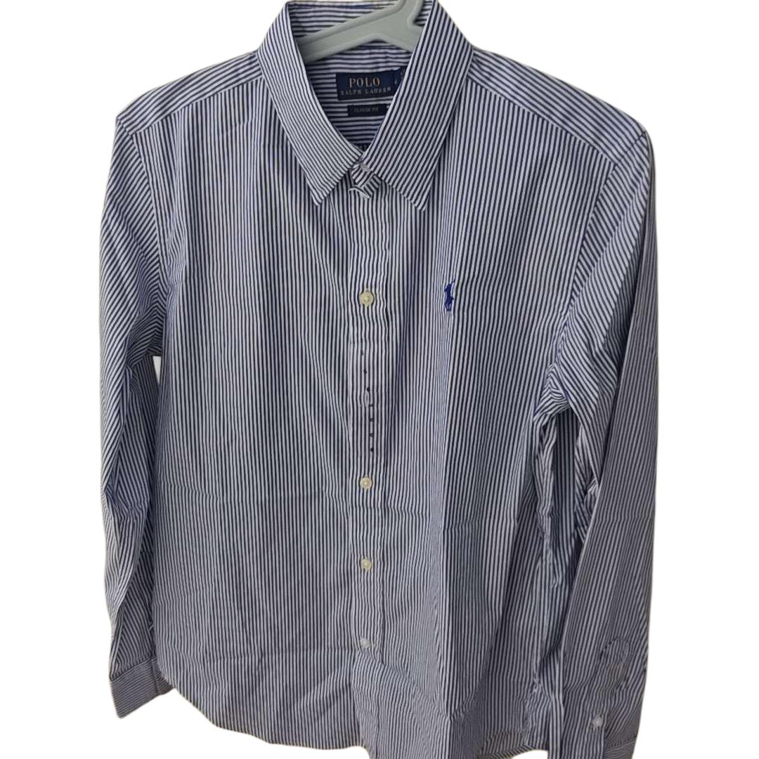 Polo Ralph Lauren Женская синяя рубашка
Polo Ralph Lauren Женская синяя рубашка