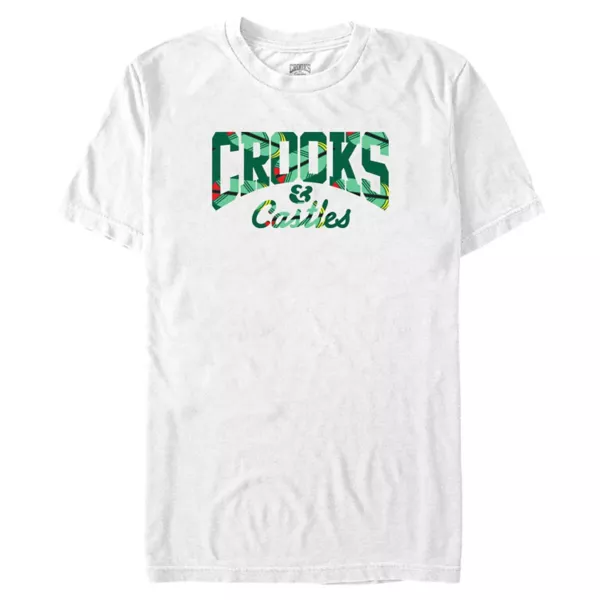 Мужская футболка с принтом перьев и логотипа Crooks and Castle Licensed Character, цвет white green
Мужская футболка с принтом перьев и логотипа Crooks and Castle Licensed Character, цвет white green