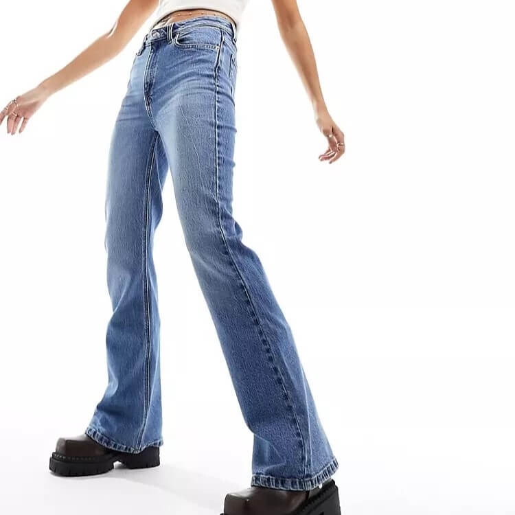 Джинсы Asos Design Flared, синий
Джинсы Asos Design Flared, синий