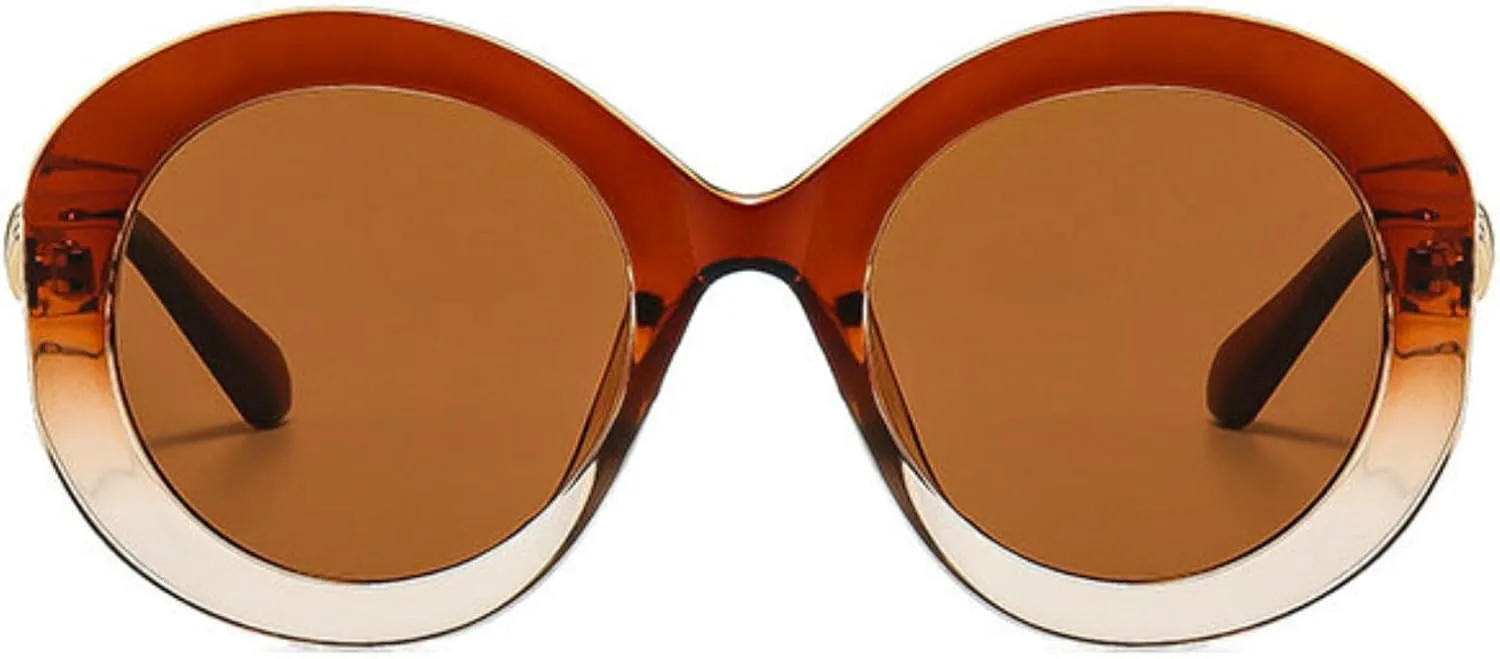 Солнцезащитные очки Willochra Retro Oversized Round для женщин, в стиле 90-х, модные очки в золотой оправе, градиентные солнцезащитные очки для женщин, C3
Солнцезащитные очки Willochra Retro Oversized Round для женщин, в стиле 90-х, модные очки в золотой оправе, градиентные солнцезащитные очки для женщин, C3