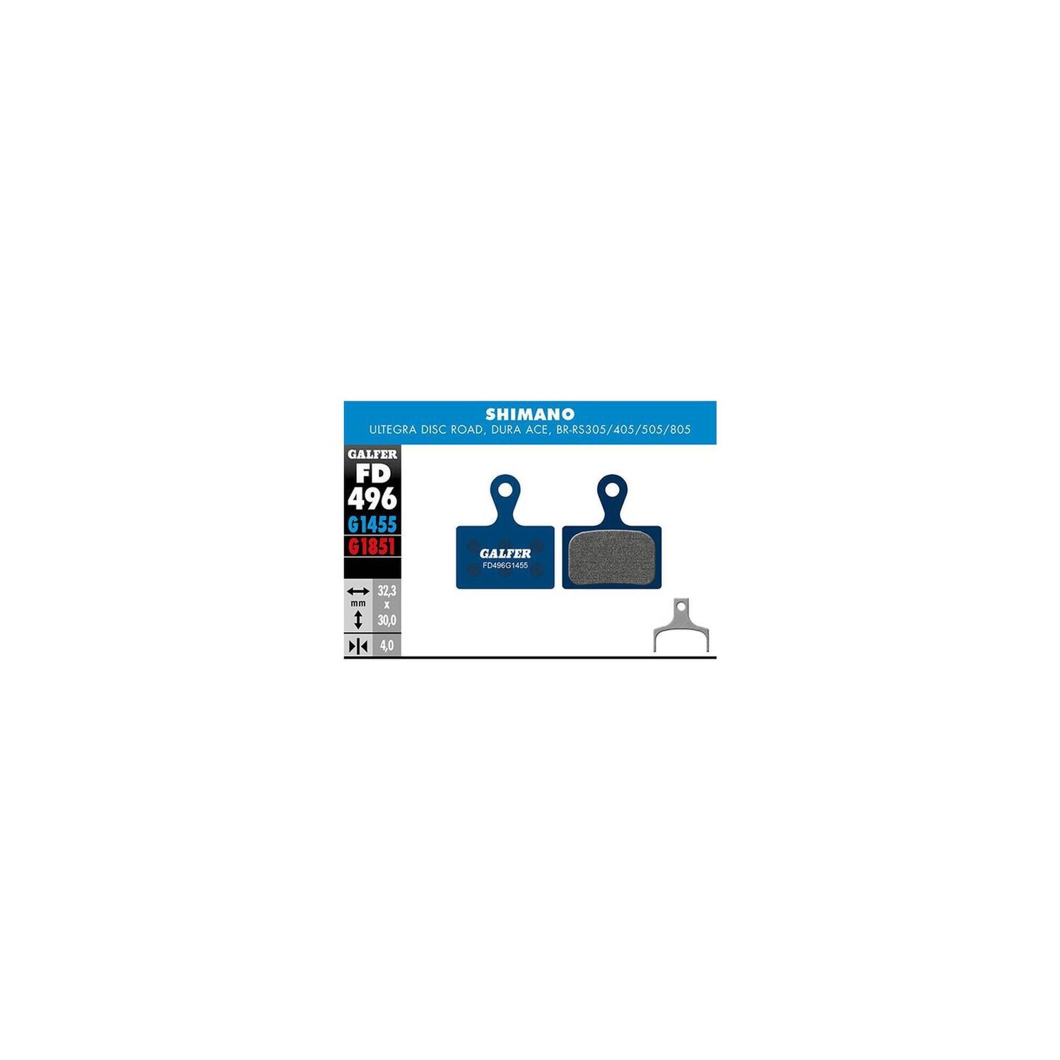 Дорожные тормозные колодки для Shimano Ultegra - Blue GALFER BIKE, черный
Дорожные тормозные колодки для Shimano Ultegra - Blue GALFER BIKE, черный