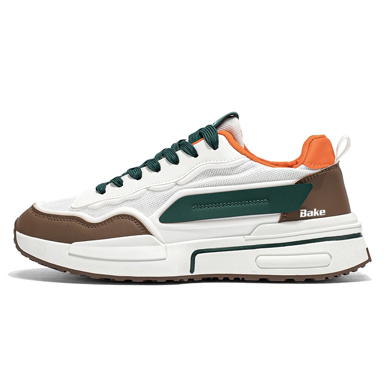 Дышащие и легкие низкие повседневные туфли для мужчин BAKE, Brown 
Дышащие и легкие низкие повседневные туфли для мужчин BAKE, Brown
