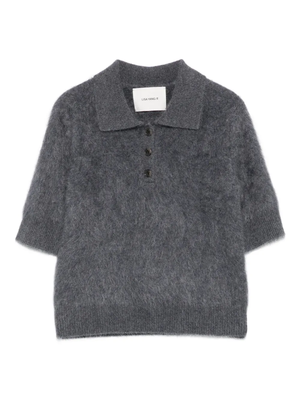 Рубашка поло с короткими рукавами Lisa Yang, серый
Рубашка поло с короткими рукавами Lisa Yang, серый