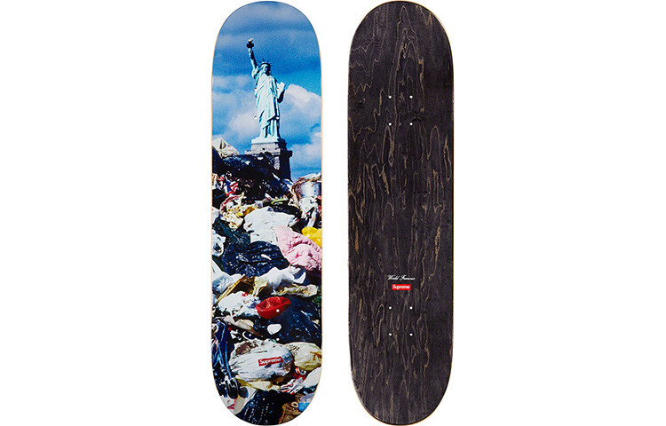 Скейтборд Supreme с принтом, черный / голубой
Скейтборд Supreme с принтом, черный / голубой