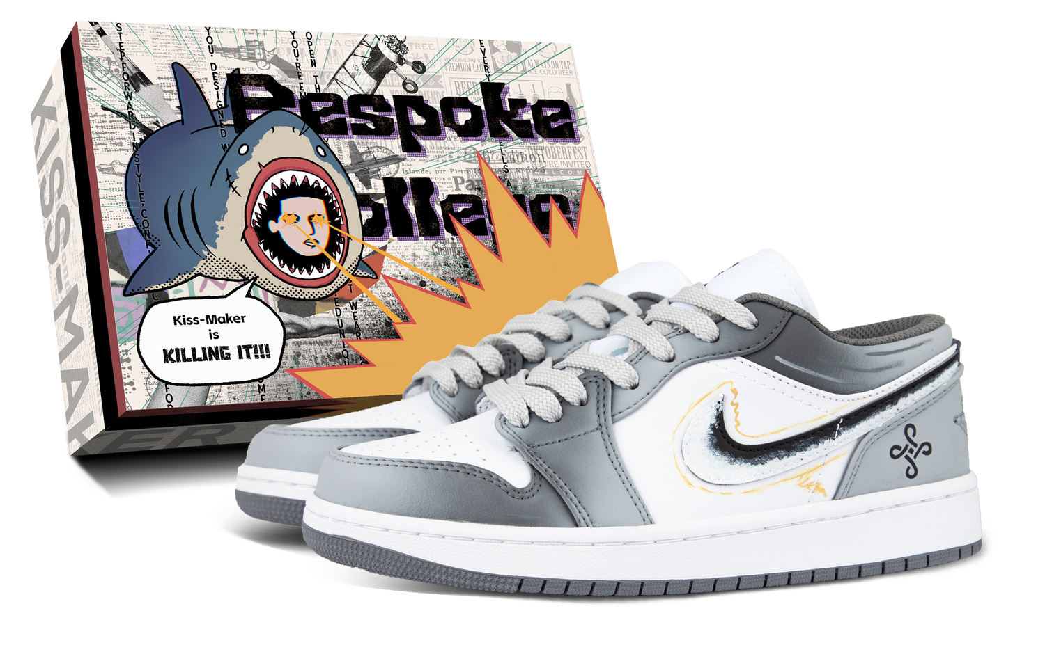 Jordan Air 1 Leather Classic Cushioning Low top Vintage Basketball Shoes Unisex Gray
Jordan Air 1 Leather Classic Cushioning Low top Vintage Basketball Shoes Unisex Gray