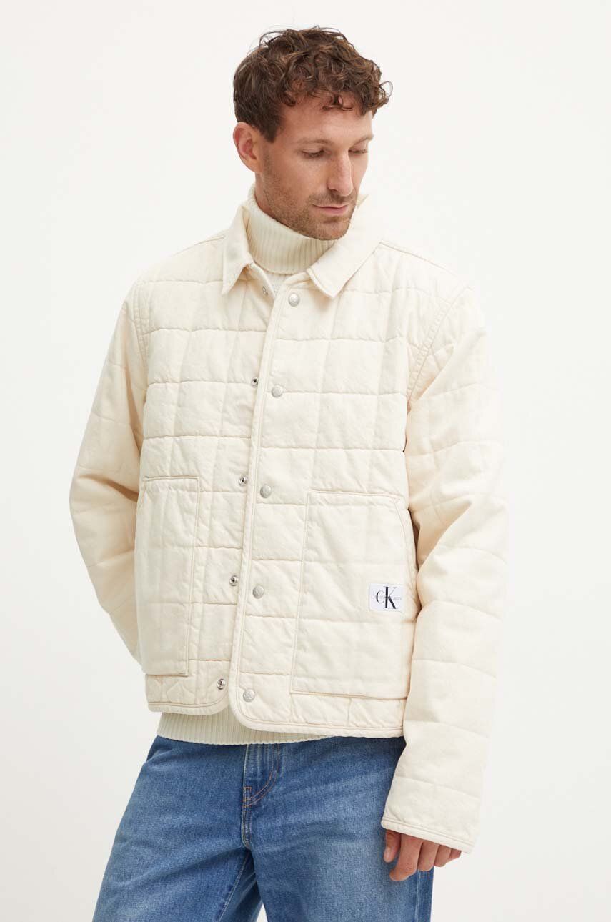 Хлопковая куртка Calvin Klein Jeans, бежевый
Хлопковая куртка Calvin Klein Jeans, бежевый