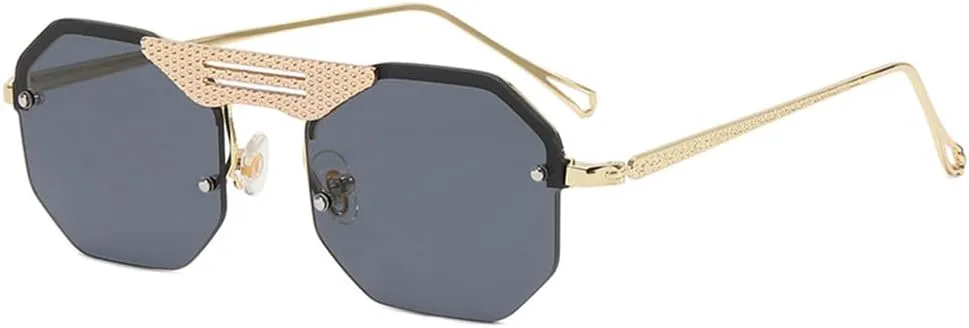 Винтажные безободковые солнцезащитные очки из сплава для мужчин, солнцезащитные очки с градиентным переходом цвета для женщин, металлические овальные очки HDUBFY, 2
Винтажные безободковые солнцезащитные очки из сплава для мужчин, солнцезащитные очки с градиентным переходом цвета для женщин, металлические овальные очки HDUBFY, 2