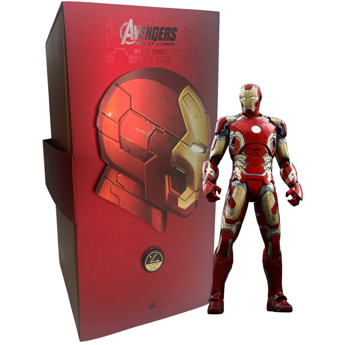 Фигурка Hot Toys Avengers Age Of Ultron Iron Man Mark XLIII 1:4 Scale QS005, 49 см
Фигурка Hot Toys Avengers Age Of Ultron Iron Man Mark XLIII 1:4 Scale QS005, 49 см