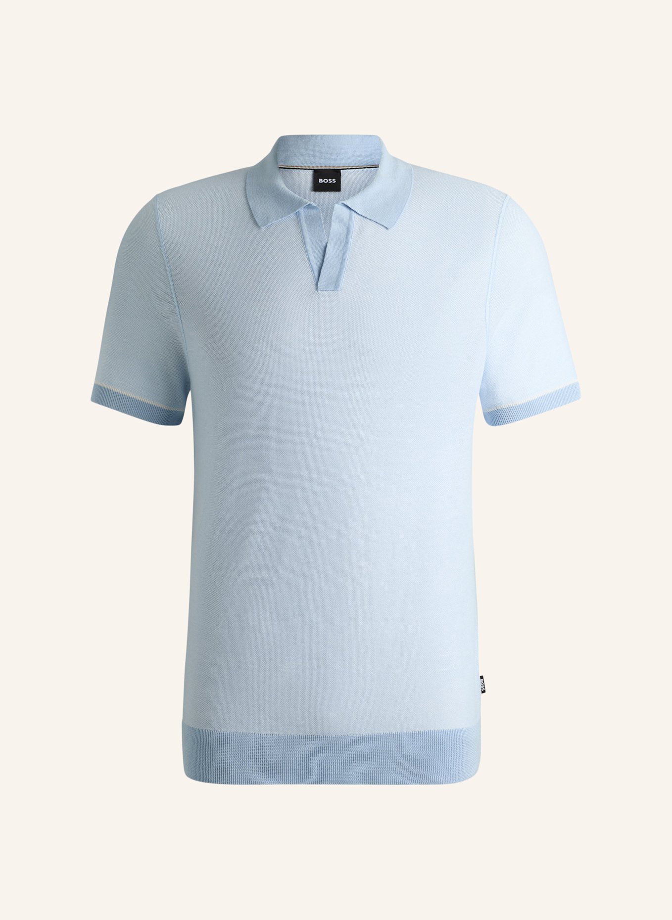 Пуловер h-jianluca обычный крой Boss, голубой 
Пуловер h-jianluca обычный крой Boss, голубой