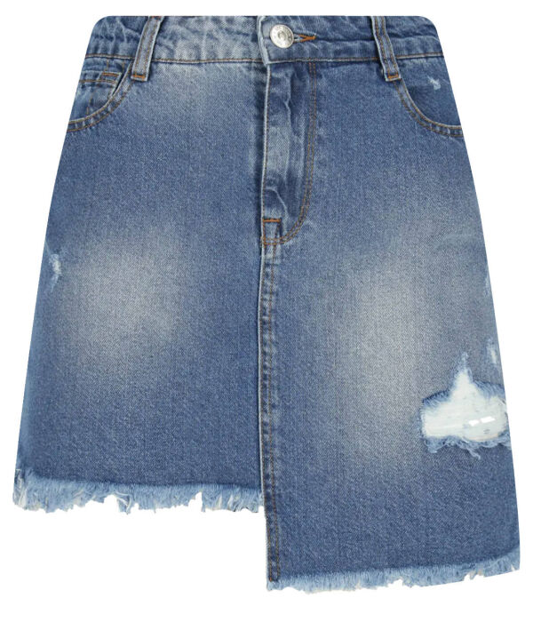 Юбка джинсовая My Twin асимметричного кроя, синий
Юбка джинсовая My Twin асимметричного кроя, синий