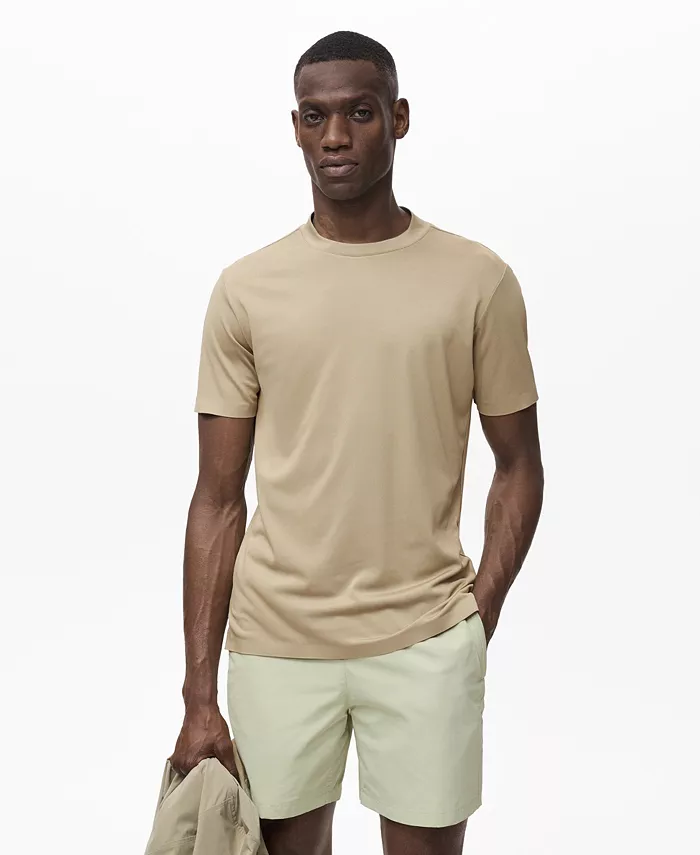 Мужская футболка COOLMAX Slim-Fit MANGO, коричневый/бежевый
Мужская футболка COOLMAX Slim-Fit MANGO, коричневый/бежевый