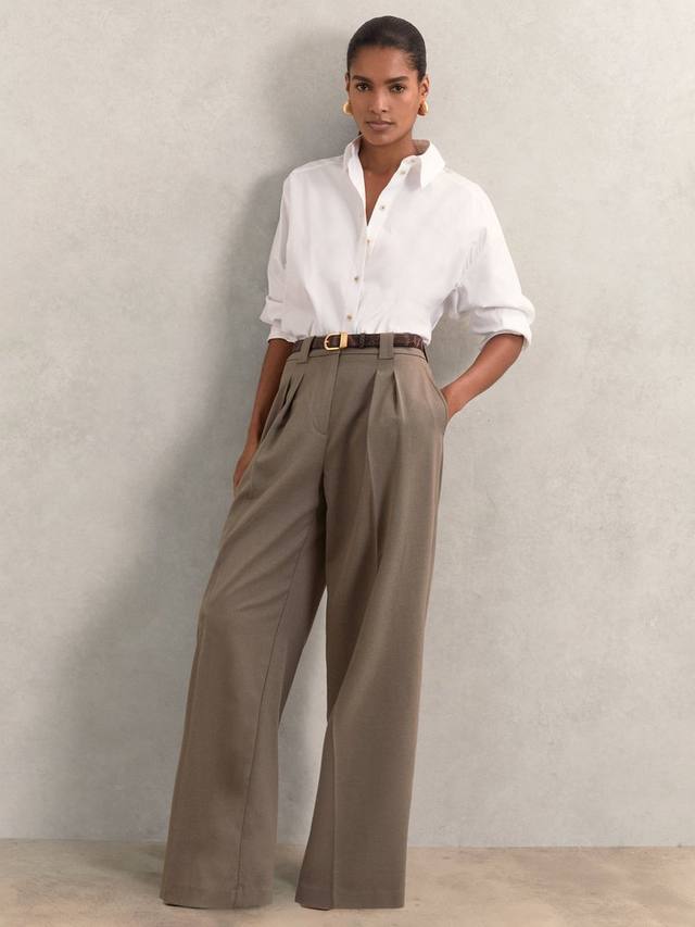 Широкие брюки Poppie зауженного кроя Reiss, Neutral
Широкие брюки Poppie зауженного кроя Reiss, Neutral