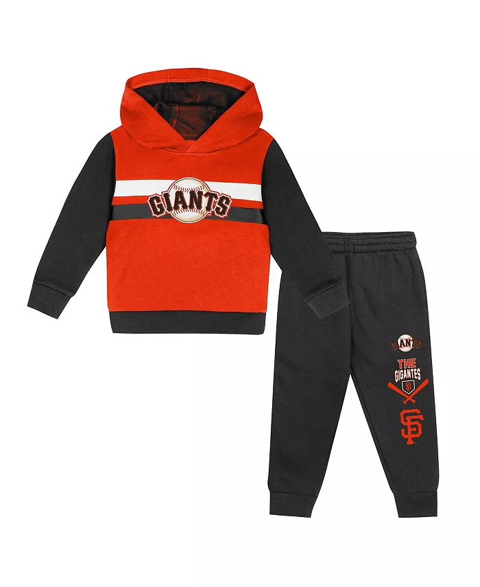 Детский комплект худи и брюк San Francisco Giants Wind Up в оранжево-черном цвете Outerstuff
Детский комплект худи и брюк San Francisco Giants Wind Up в оранжево-черном цвете Outerstuff