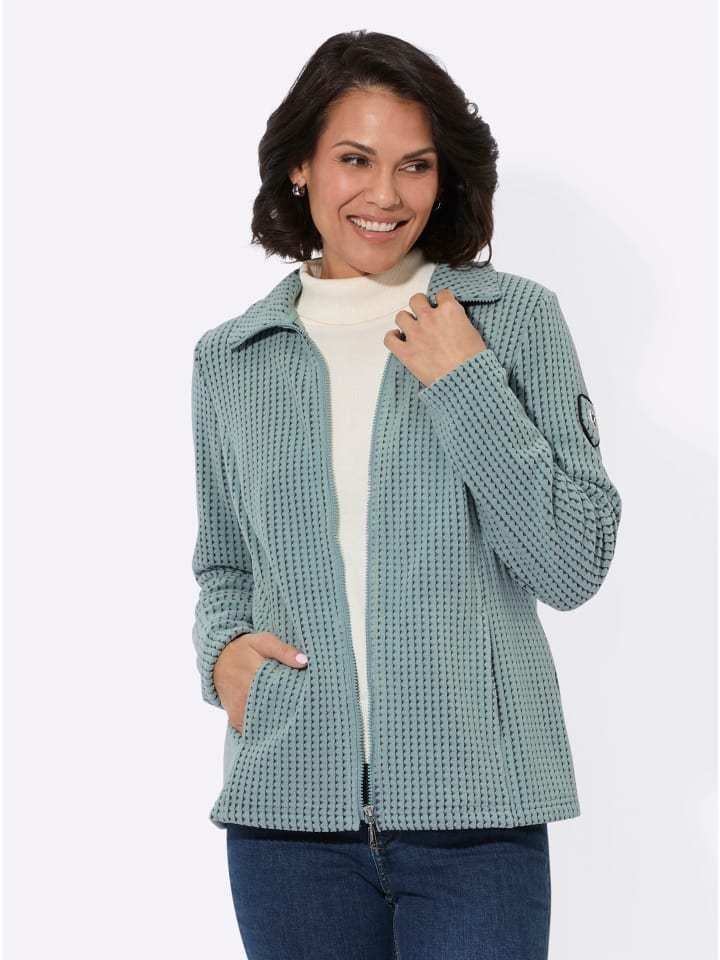 Флисовая куртка лаймово-мятного и черного цветов WITT WEIDEN
Флисовая куртка лаймово-мятного и черного цветов WITT WEIDEN