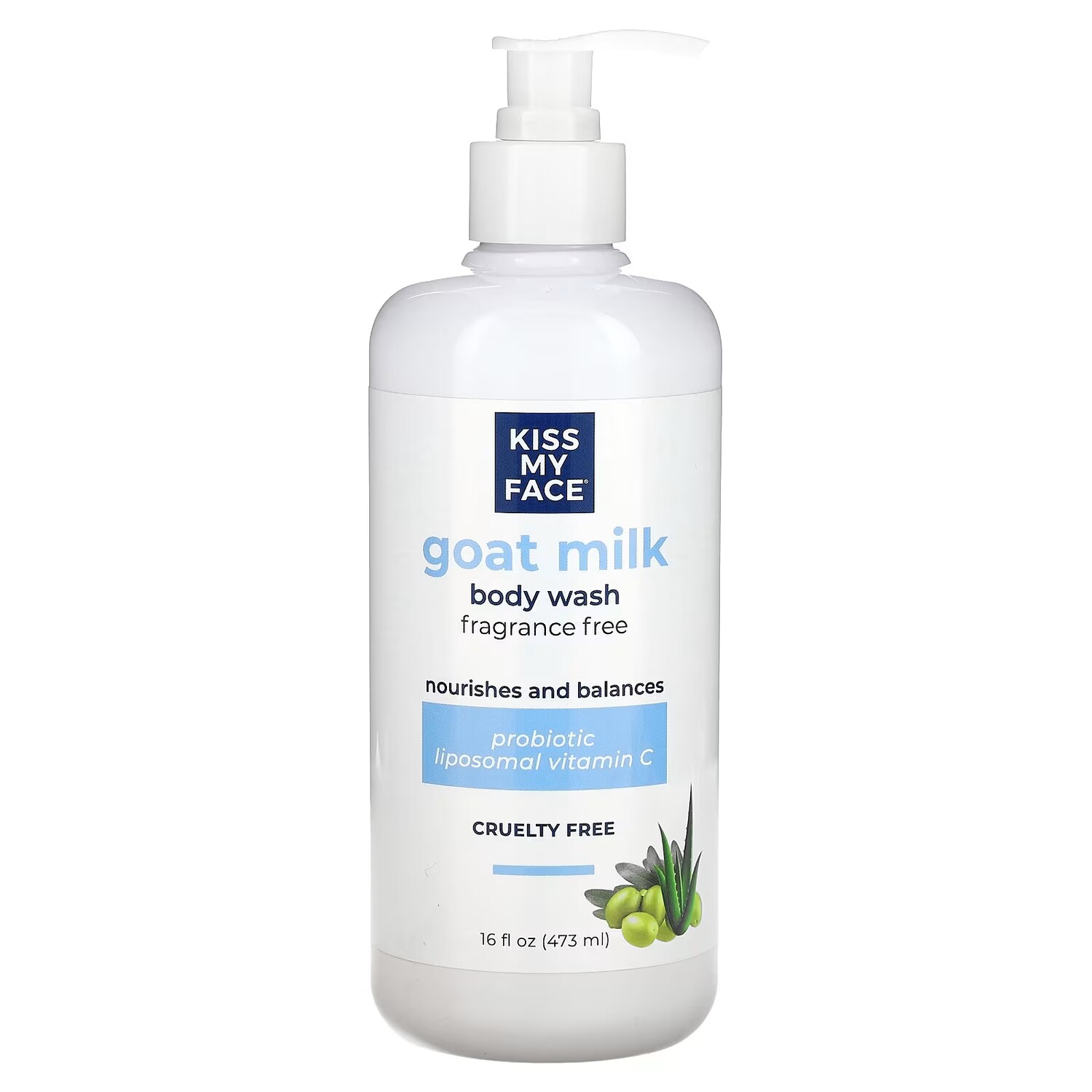 Гель для душа Kiss My Face с козьим молоком
Гель для душа Kiss My Face с козьим молоком