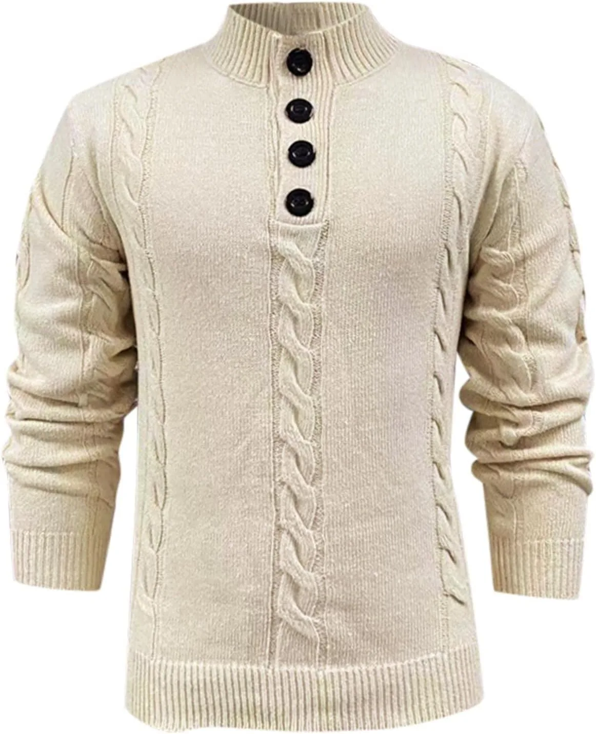 Мужской кабельный пуловер с длинными рукавами и отложным воротником
Мужской кабельный пуловер с длинными рукавами и отложным воротником