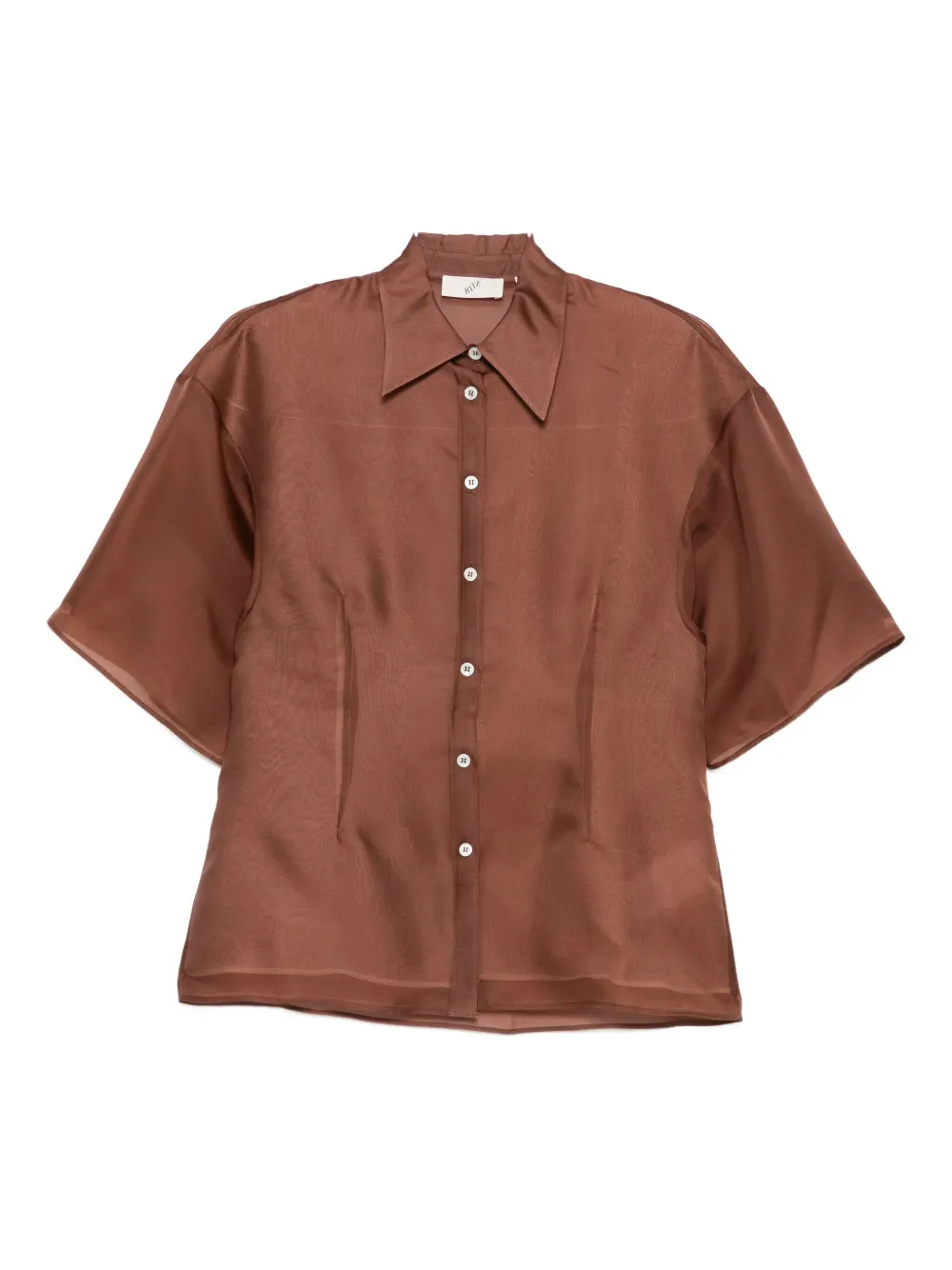 Рубашка Verse с короткими рукавами на пуговицах Bite Studios, коричневый
Рубашка Verse с короткими рукавами на пуговицах Bite Studios, коричневый