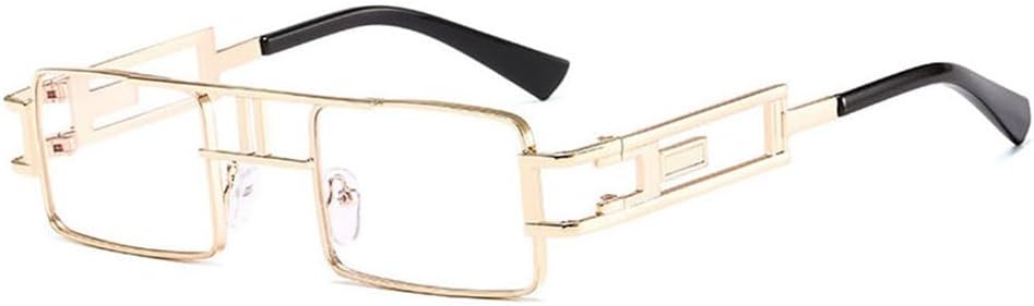 Солнцезащитные очки в стиле ретро-панк прямоугольной формы для женщин, с ажурной металлической оправой, в стиле стимпанк для мужчин, с защитой от ультрафиолета UV400 HDUBFY, Golden Clear
Солнцезащитные очки в стиле ретро-панк прямоугольной формы для женщин, с ажурной металлической оправой, в стиле стимпанк для мужчин, с защитой от ультрафиолета UV400 HDUBFY, Golden Clear