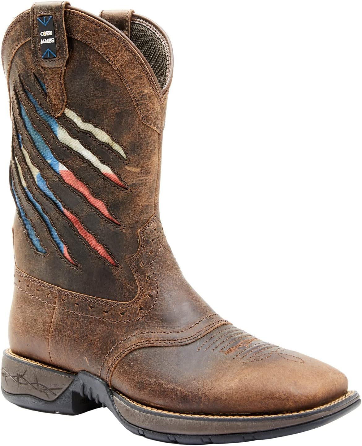 Мужские сапоги Cody James Lite Flag Western с широким квадратным носком, размер D M США, коричневый
Мужские сапоги Cody James Lite Flag Western с широким квадратным носком, размер D M США, коричневый