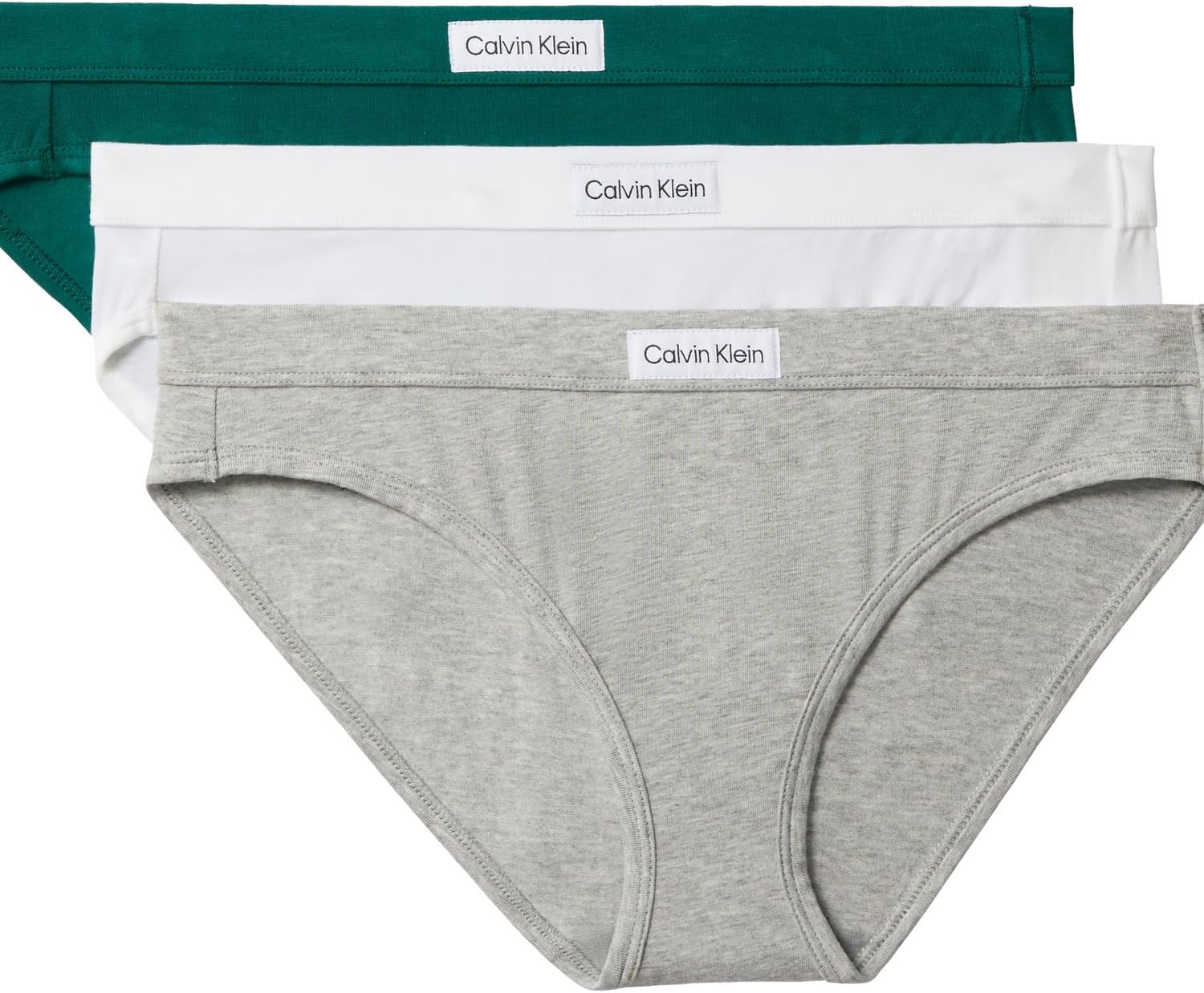 Женские трусики-бикини Calvin Klein Comfort Logo из хлопка и стретч-хлопка, 3 пары, Grey Heather/White/Turf
Женские трусики-бикини Calvin Klein Comfort Logo из хлопка и стретч-хлопка, 3 пары, Grey Heather/White/Turf
