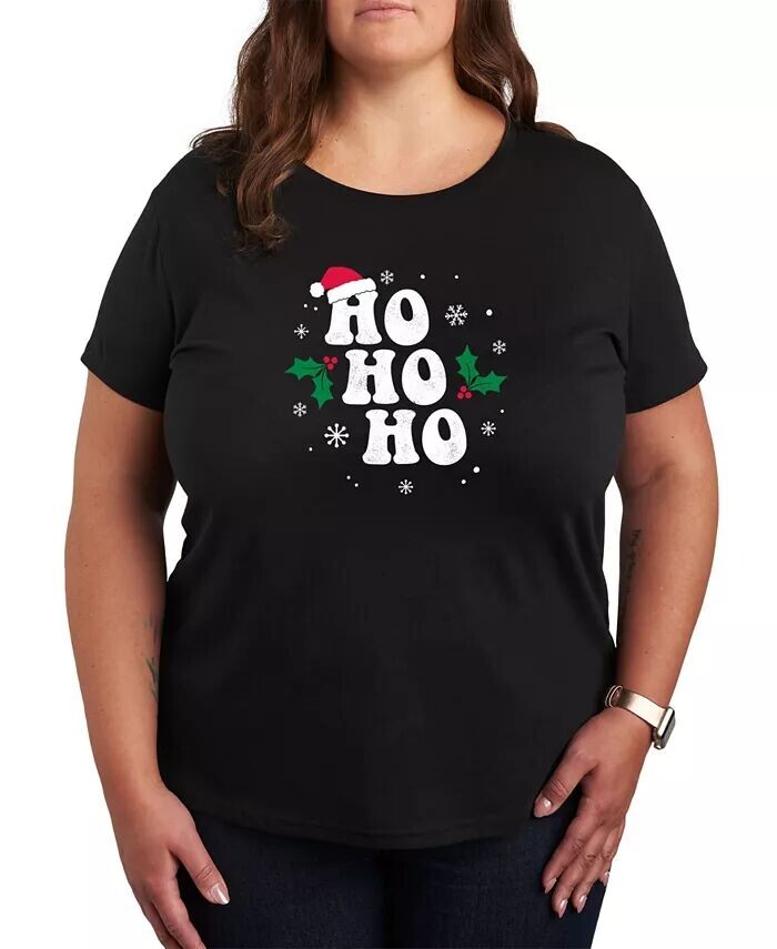 Модная футболка большого размера Holiday Ho-Ho-Ho с рисунком омелы Hybrid Apparel, черный
Модная футболка большого размера Holiday Ho-Ho-Ho с рисунком омелы Hybrid Apparel, черный