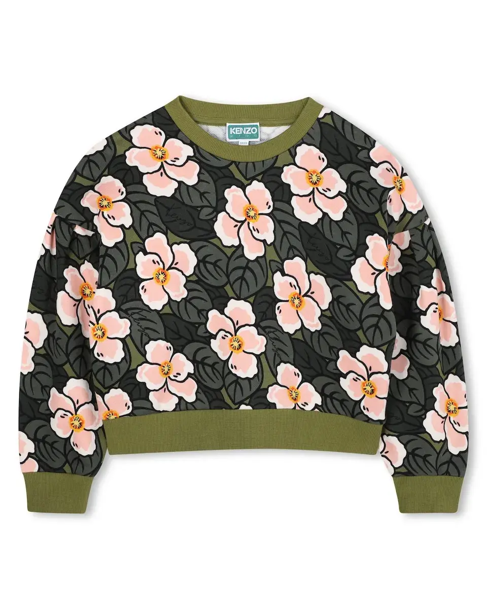 Свитшот для малыша с принтом и круглым вырезом Kenzo Kids, мультиколор
Свитшот для малыша с принтом и круглым вырезом Kenzo Kids, мультиколор